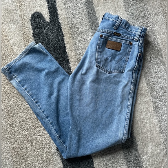 Vintage 1990 Wrangler Jeans 31x34 - Picture 1 of 7